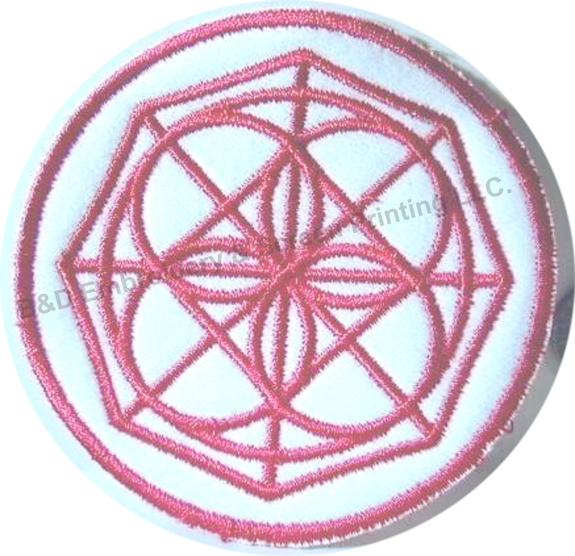 Custom Color Kenpo Karate Universal Wheel Embroidered Patch